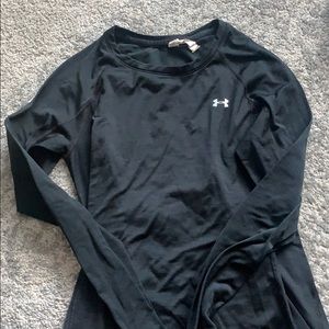 Underarmour cold weather black fleece pullover